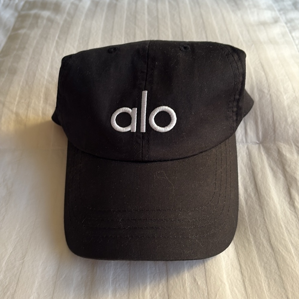 Alo Black Baseball Cap